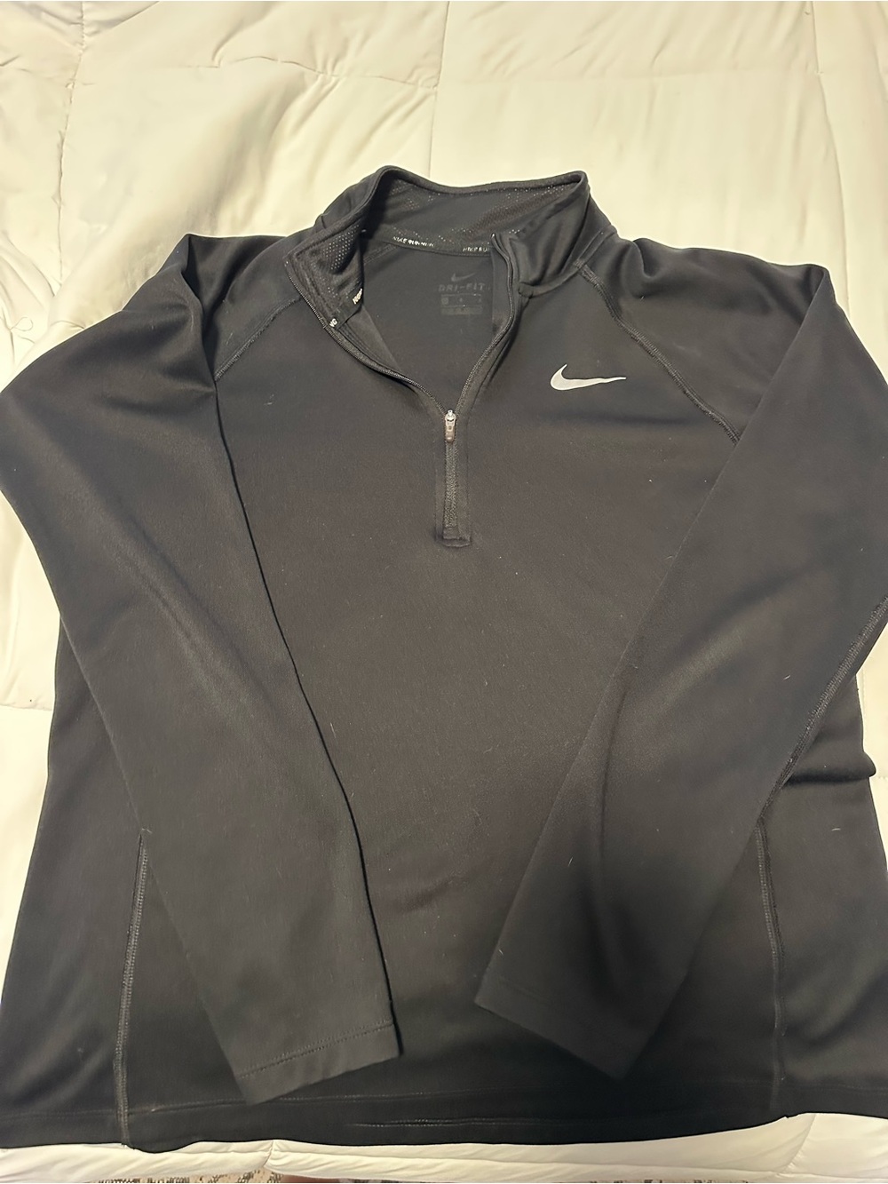 Nike Black Half-Zip Dri-FIT Training Top